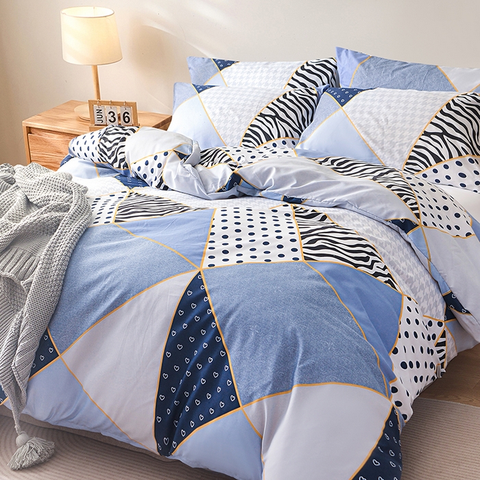 91家纺网 家纺一手货源 找家纺 柏钧家纺 2026爆款热销款专供跨境外贸跨境电商印花套件系列--单品被套被套单件 格韵情调