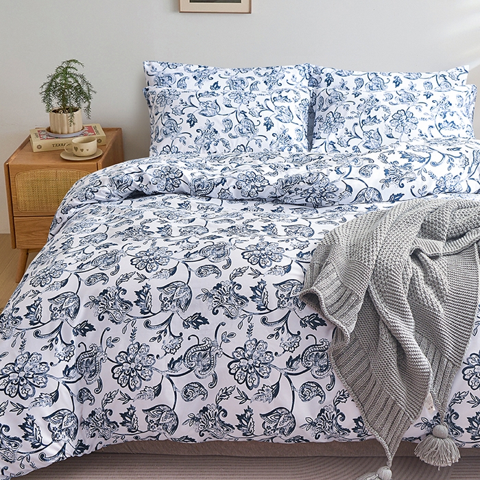 91家纺网 家纺一手货源 找家纺 柏钧家纺 2026爆款热销款专供跨境外贸跨境电商印花套件系列--单品被套被套单件 东离