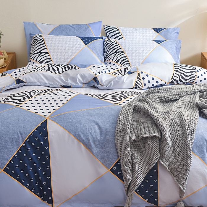 91家纺网 家纺一手货源 找家纺 柏钧家纺 2026爆款热销款专供跨境外贸跨境电商印花套件系列--单品被套被套单件 格韵情调