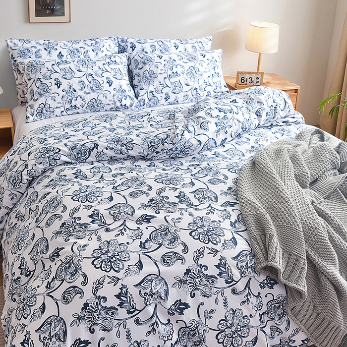 91家纺网 家纺一手货源 找家纺 柏钧家纺 2026爆款热销款专供跨境外贸跨境电商印花套件系列--单品被套被套单件 东离