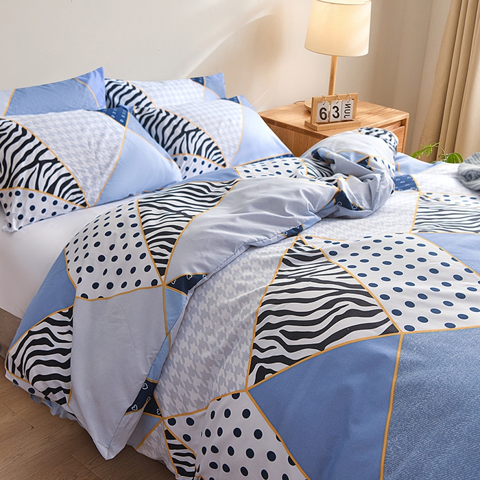 91家纺网 家纺一手货源 找家纺 柏钧家纺 2026爆款热销款专供跨境外贸跨境电商印花套件系列--单品被套被套单件 格韵情调