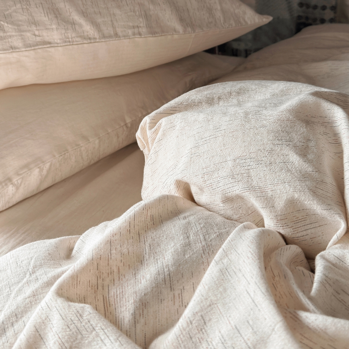 91家纺网 家纺一手货源 找家纺 （总）澳萝拉 2026新款色织提花棉麻四件套