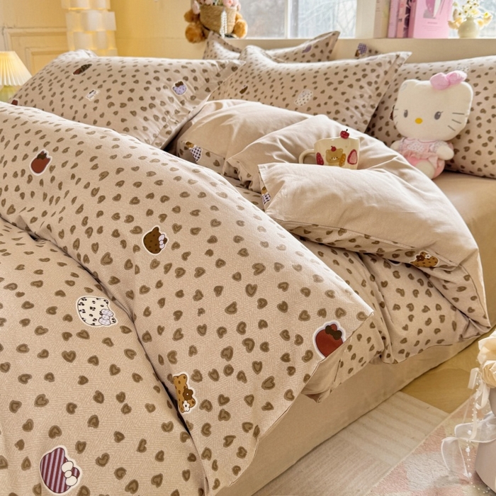 91家纺网 家纺一手货源 找家纺 （总）简冠家纺 2026新款12868印花全棉四件套纯棉四件套