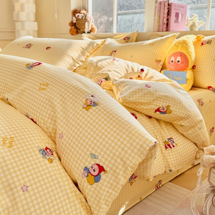 91家纺网 家纺一手货源 找家纺 （总）简冠家纺 2026新款12868印花全棉四件套纯棉四件套