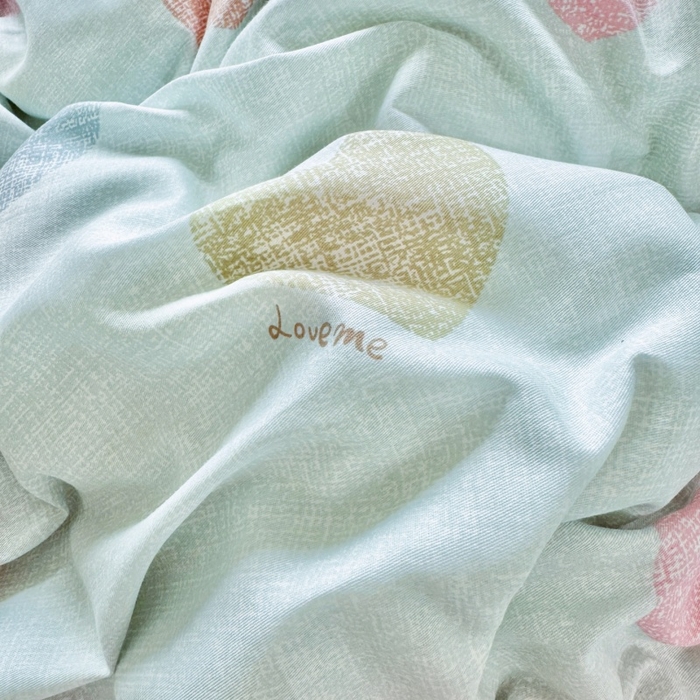 91家纺网 家纺一手货源 找家纺 简冠家纺 2026新款12868印花全棉四件套纯棉四件套 初心-绿