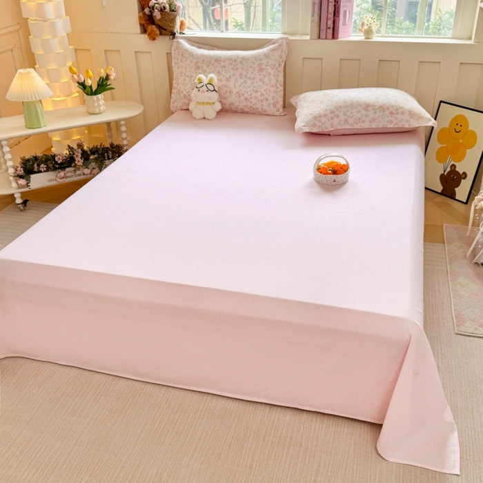 91家纺网 家纺一手货源 找家纺 简冠家纺 2026新款12868印花全棉四件套纯棉四件套 碎花拾影