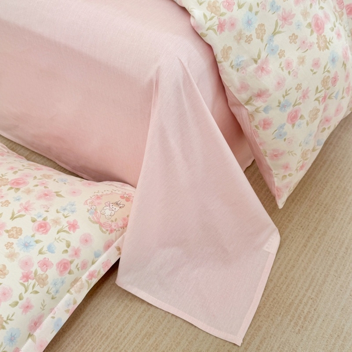 91家纺网 家纺一手货源 找家纺 简冠家纺 2026新款12868印花全棉四件套纯棉四件套 碎花拾影