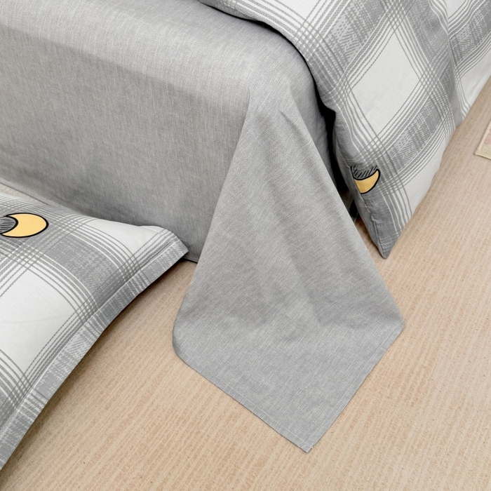 91家纺网 家纺一手货源 找家纺 简冠家纺 2026新款12868印花全棉四件套纯棉四件套 星空印记