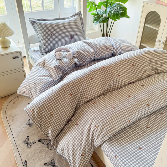 91家纺网 家纺一手货源 找家纺 简冠 开学季2025植物羊绒学生宿舍上下铺学生三件套学生床垫被子被芯大礼包假日礼物