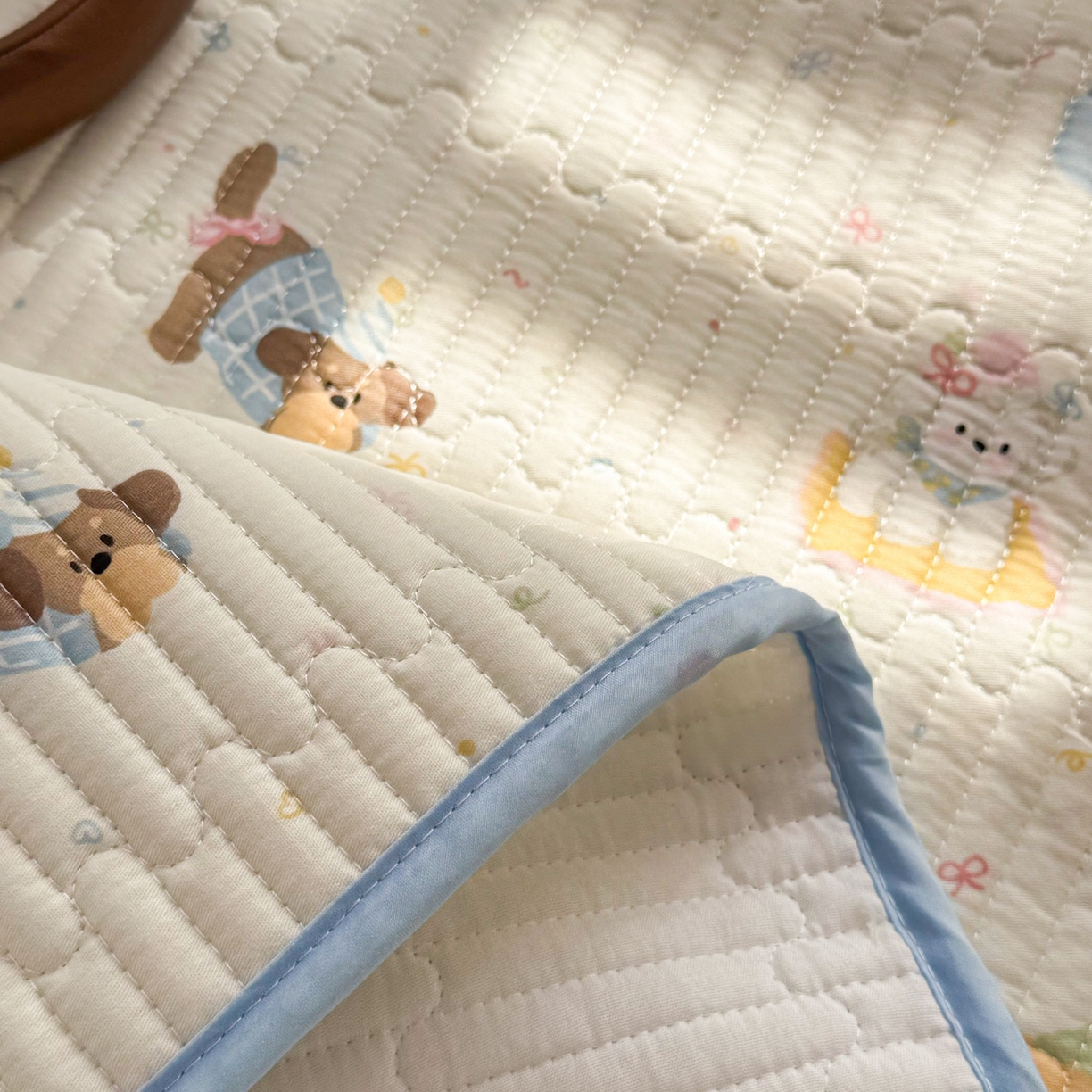 91家纺网 家纺一手货源 找家纺 KA家纺 2026春夏新款小清新全棉纯棉印花床盖三件套-第一波 春日萌宠