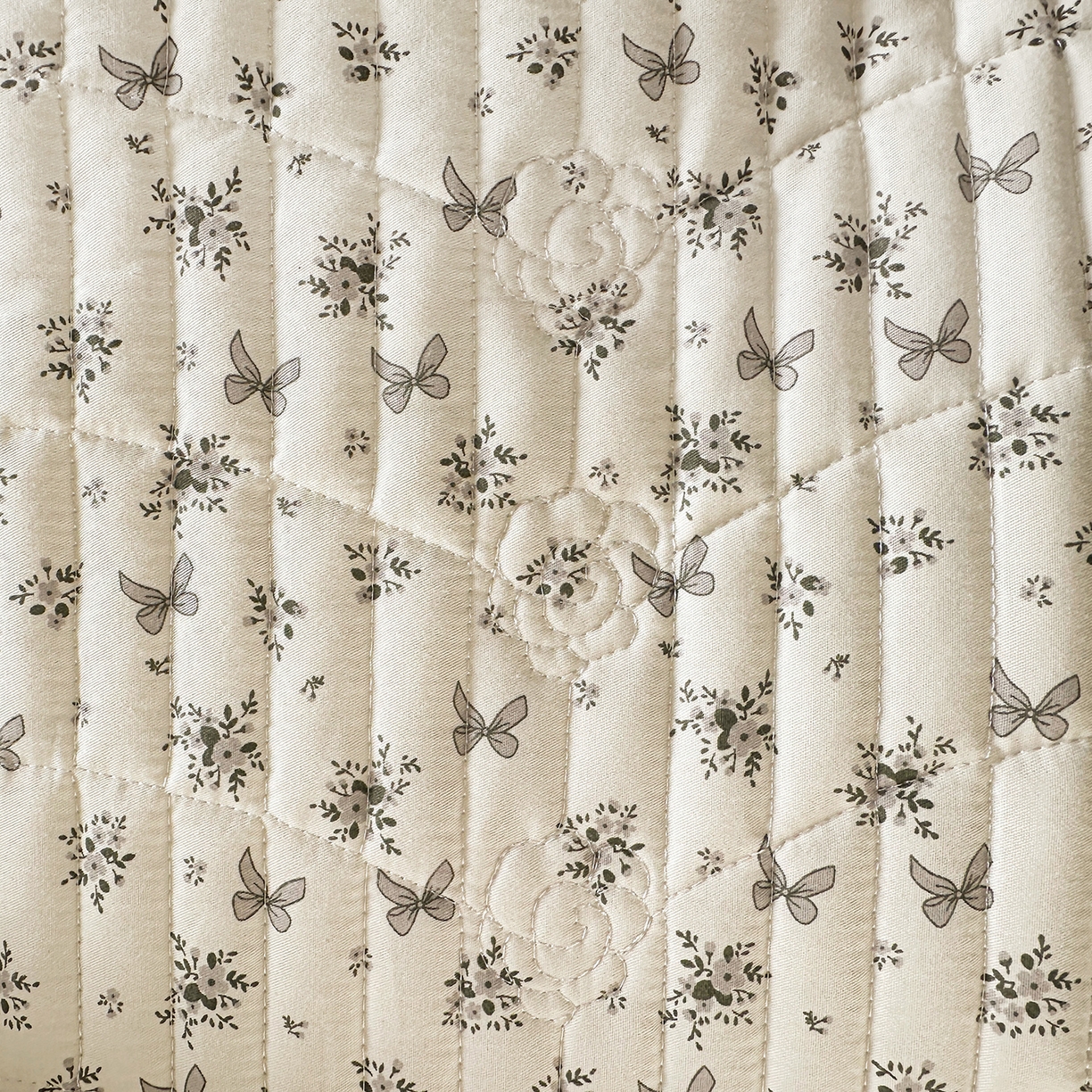 91家纺网 家纺一手货源 找家纺 宜凡家纺 2026新款全棉法式碎花床盖三件套（所有三件套价格不得低于供货价+45元出售） 流莹