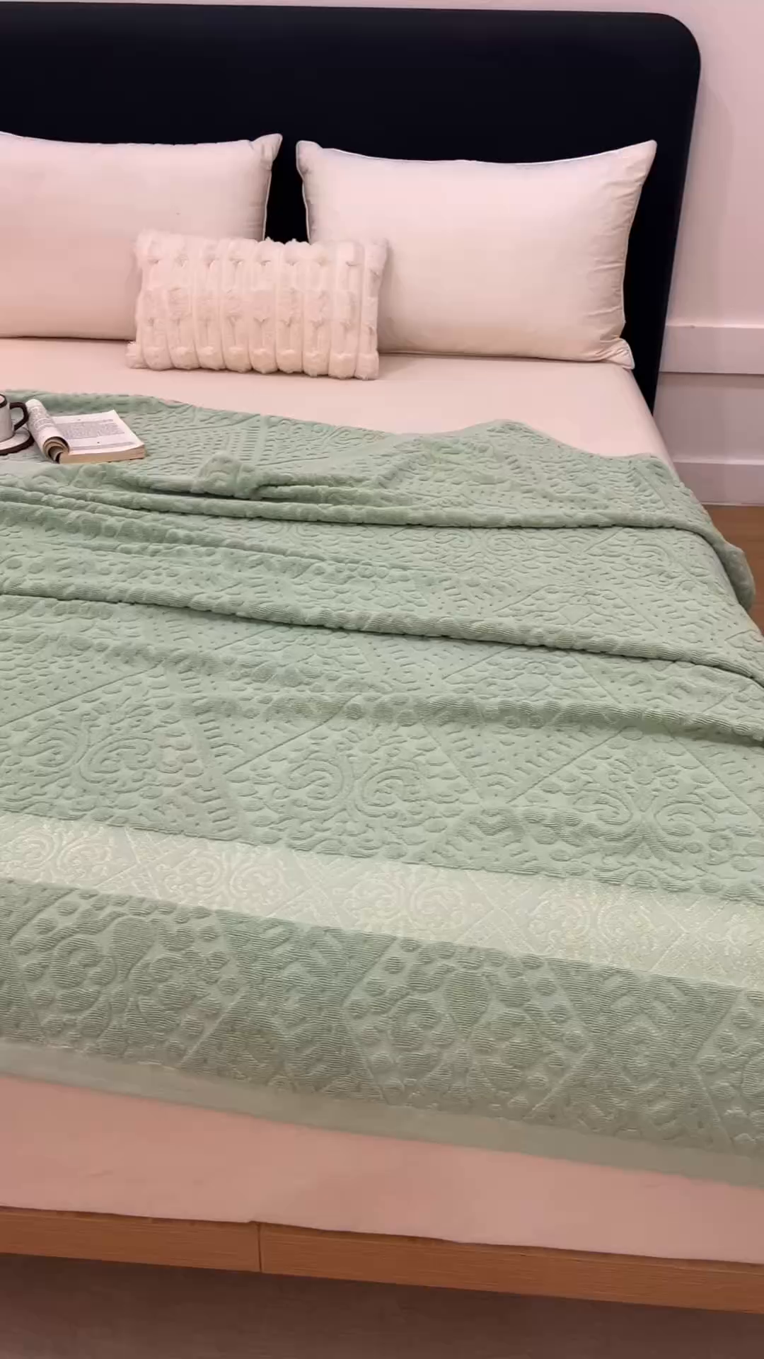 91家纺网 家纺一手货源 找家纺 悦然毛巾被 2026春夏新款全棉老式毛巾被夏凉被夏被 菱纹灰青