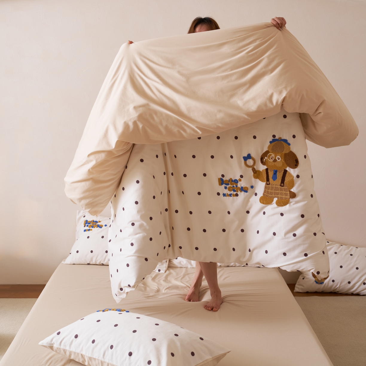 91家纺网 家纺一手货源 找家纺 （总）久典家居 2026新款A类50S双股100支全棉纯棉贡缎长绒棉数码印花毛巾绣四件套