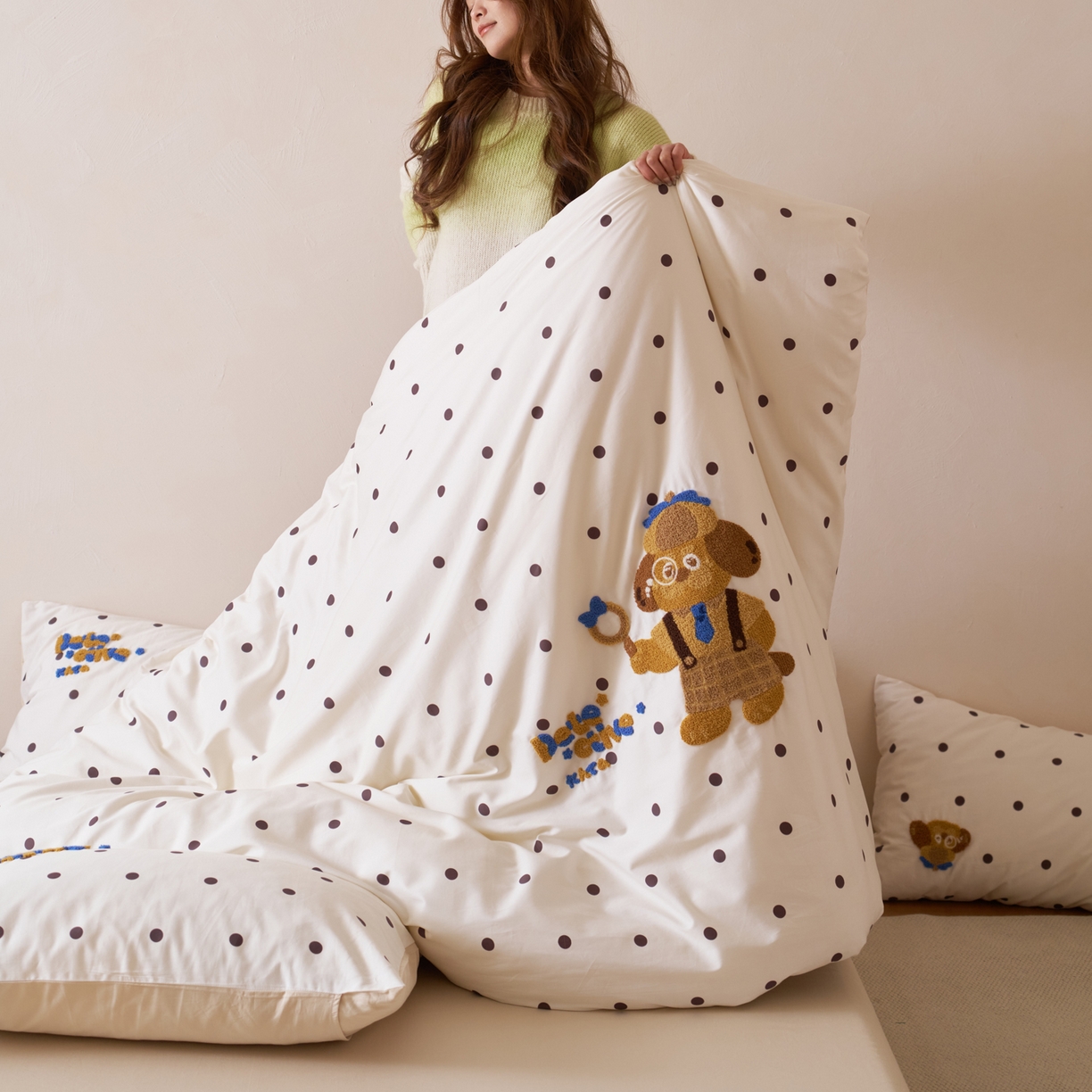 91家纺网 家纺一手货源 找家纺 （总）久典家居 2026新款A类50S双股100支全棉纯棉贡缎长绒棉数码印花毛巾绣四件套