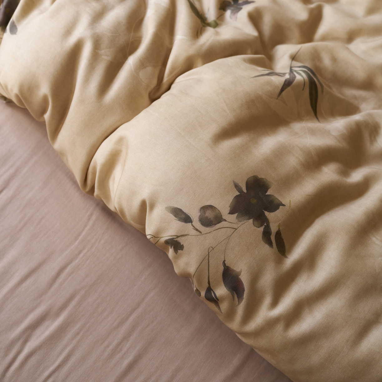 91家纺网 家纺一手货源 找家纺 （总）久典家居 2026新款A类全棉纯棉数码印花天丝棉双层纱四件套