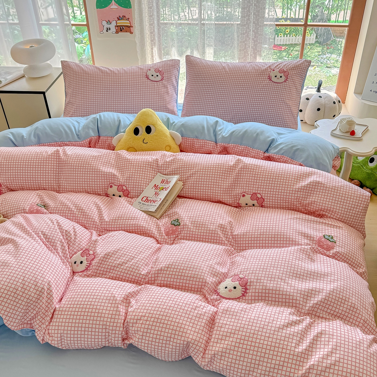 91家纺网 家纺一手货源 找家纺 （总）优卡迪家纺馆 2026新款A类亲肤水洗棉毛巾绣系列四件套下载文件包含买家秀