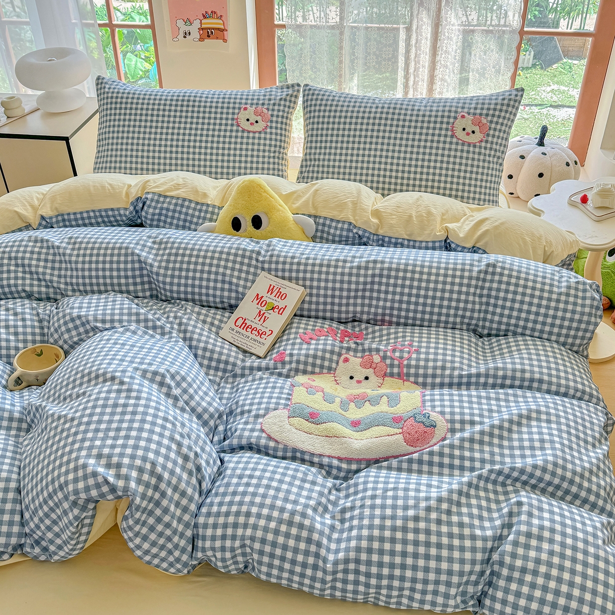 91家纺网 家纺一手货源 找家纺 （总）优卡迪家纺馆 2026新款A类亲肤水洗棉毛巾绣系列四件套下载文件包含买家秀