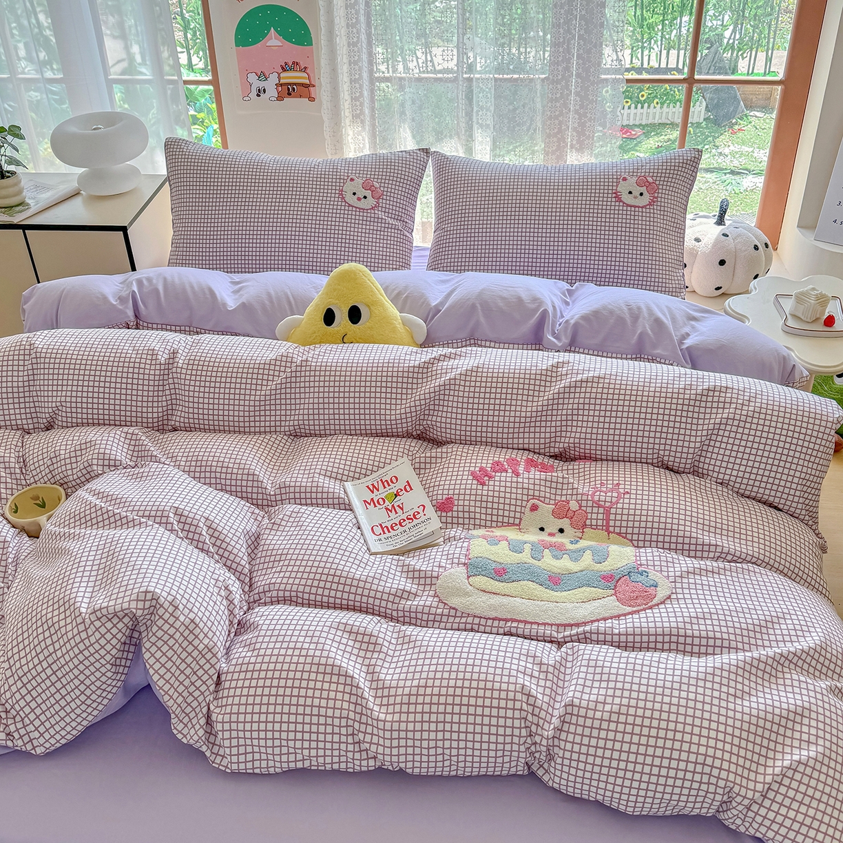 91家纺网 家纺一手货源 找家纺 （总）优卡迪家纺馆 2026新款A类亲肤水洗棉毛巾绣系列四件套下载文件包含买家秀