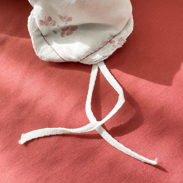 91家纺网 家纺一手货源 找家纺 一比一家纺 2026新款A类仿棉古法水洗棉法式全棉花边四件套 疏影