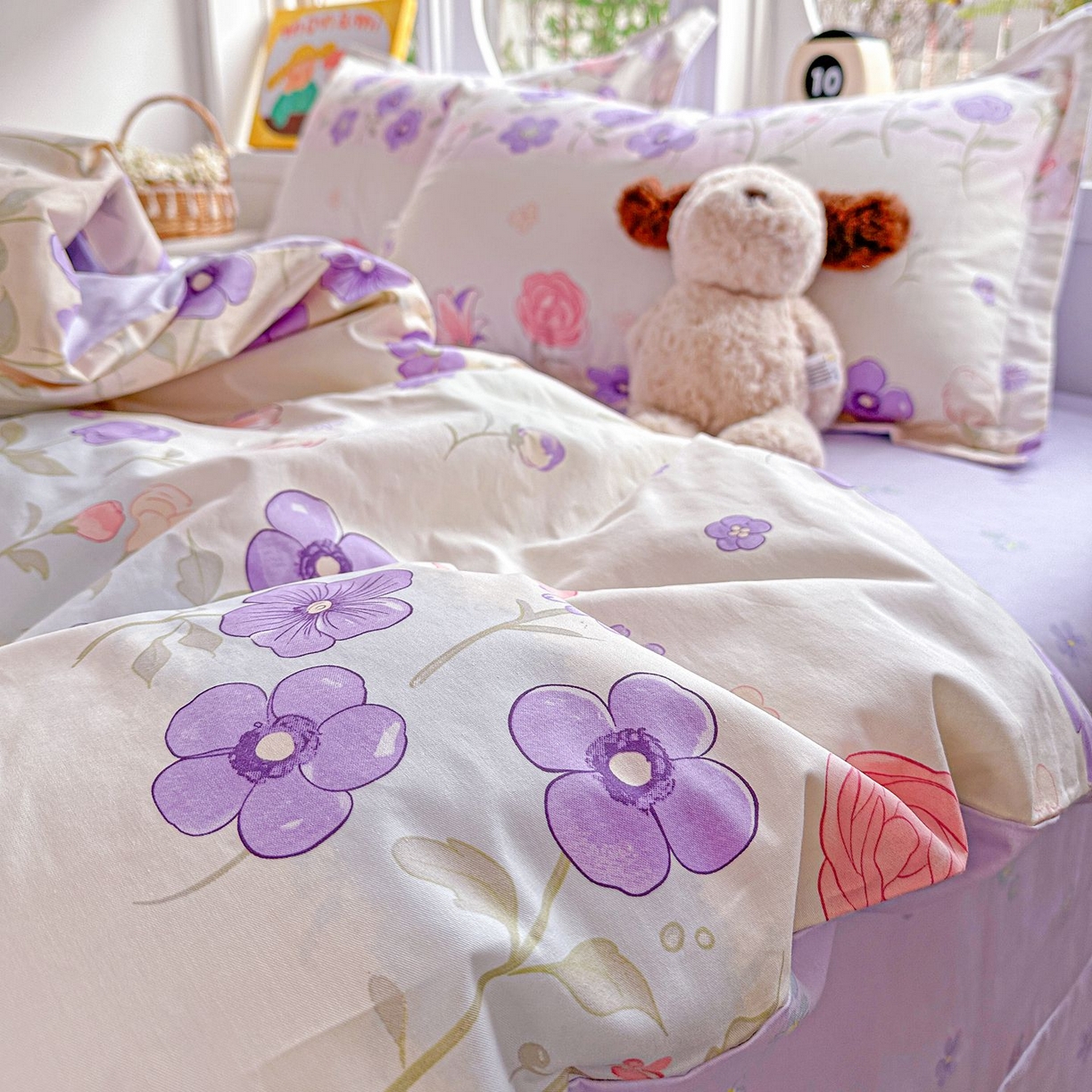 91家纺网 家纺一手货源 找家纺 （总）恩泽家纺 2026新款13372ins全棉印花四件套单品系列-四件套