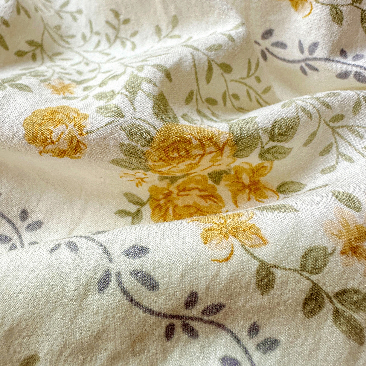 91家纺网 家纺一手货源 找家纺 韩秀家纺 2026新款A类纺棉四件套全棉花边古法水洗棉法式蕾丝花边四件套 青柠薄荷