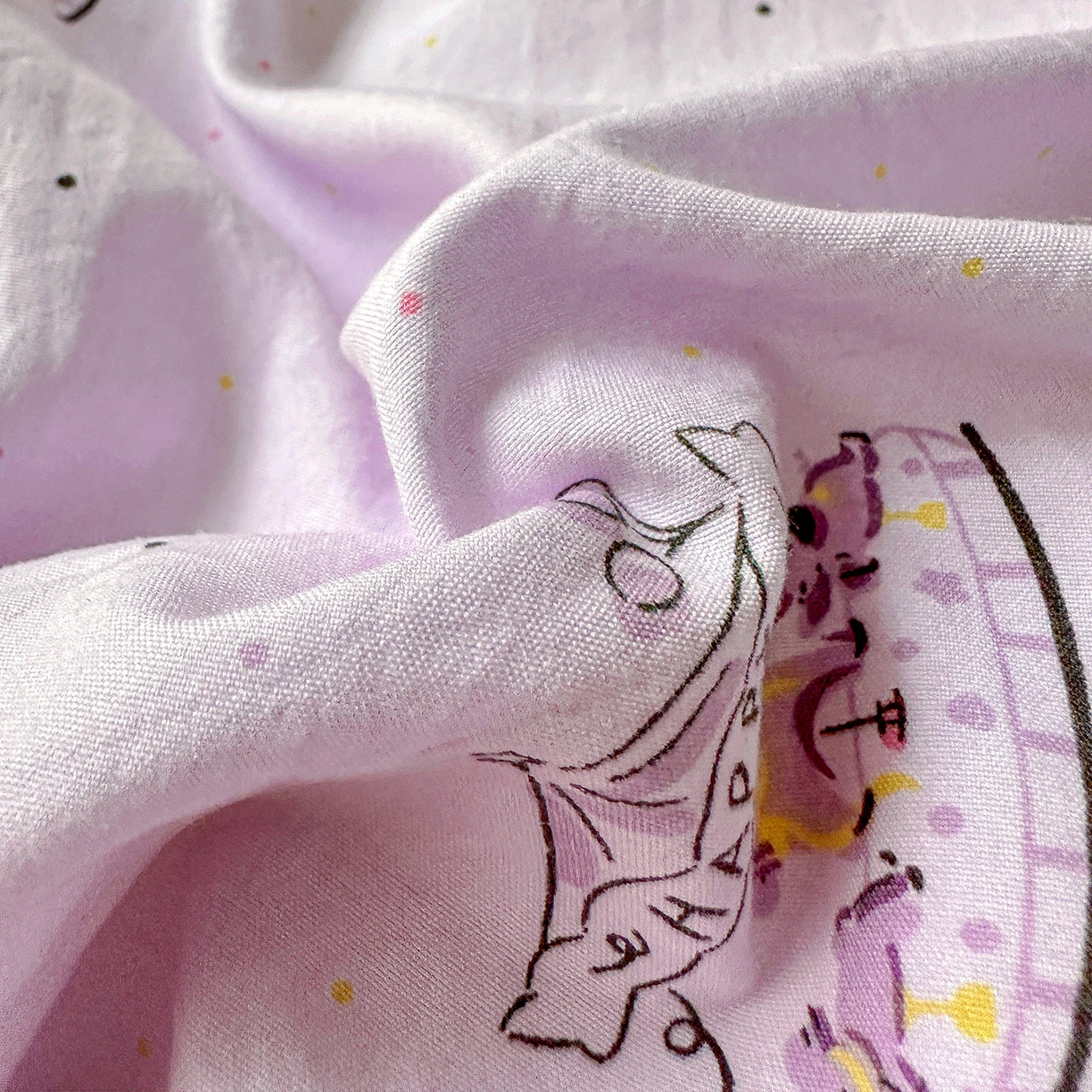 91家纺网 家纺一手货源 找家纺 韩秀家纺 2026新款A类纺棉四件套全棉花边古法水洗棉法式蕾丝花边四件套 旋转木马