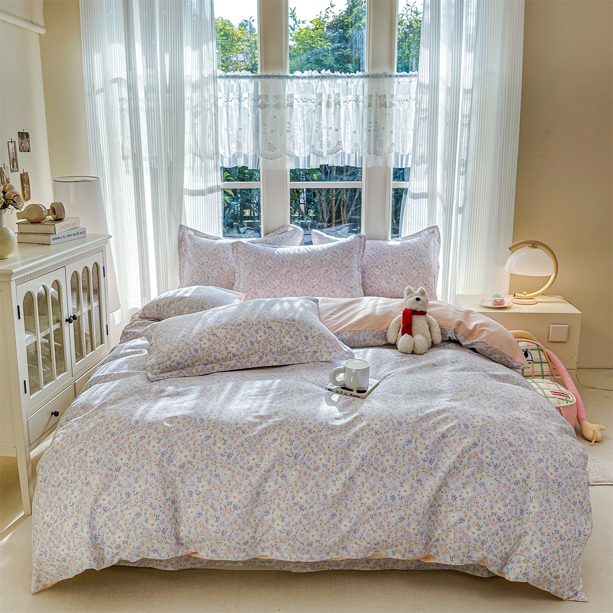 91家纺网 家纺一手货源 找家纺 帛织澜家纺 2026新款A类新疆全棉12868单品印花全棉纯棉被套系列（预留缩水，提供质检报告） 樱芝