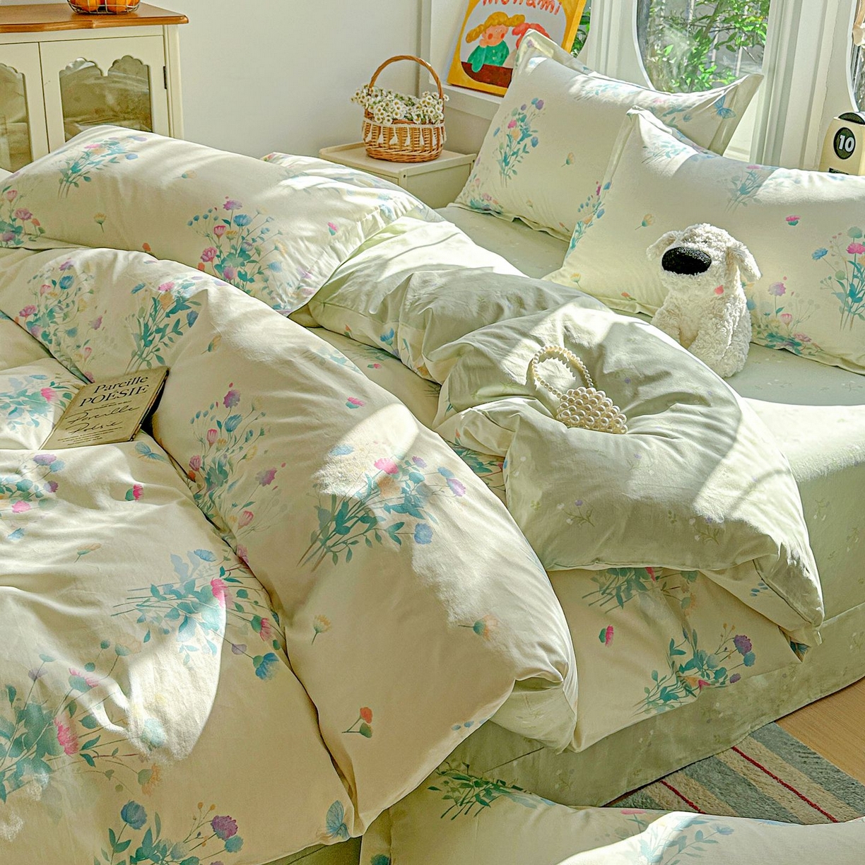 91家纺网 家纺一手货源 找家纺 （总）恩泽家纺 2026新款13372ins全棉印花四件套单品系列-四件套