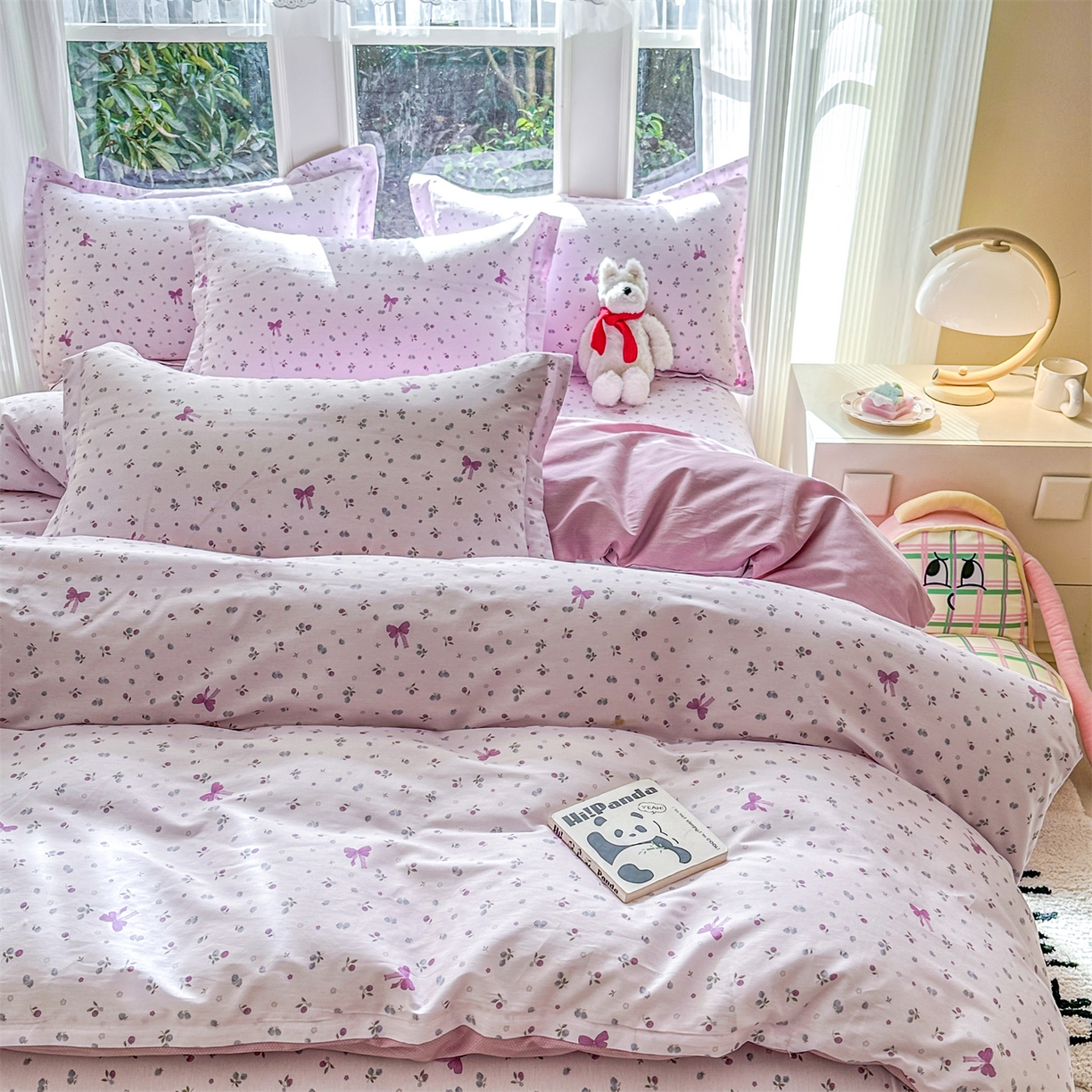 91家纺网 家纺一手货源 找家纺 帛织澜家纺 2026新款A类新疆全棉12868单品印花全棉纯棉被套系列（预留缩水，提供质检报告） 童话花町