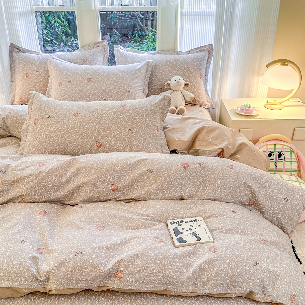 91家纺网 家纺一手货源 找家纺 帛织澜家纺 2026新款A类新疆全棉12868单品印花全棉纯棉被套系列（预留缩水，提供质检报告） 碎花拾影