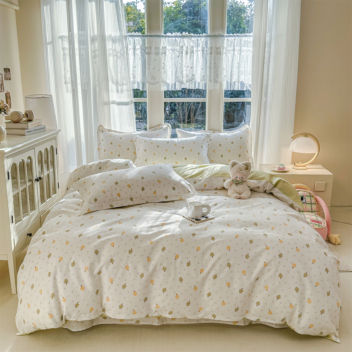 91家纺网 家纺一手货源 找家纺 帛织澜家纺 2026新款A类新疆全棉12868单品印花全棉纯棉被套系列（预留缩水，提供质检报告） 树拾光