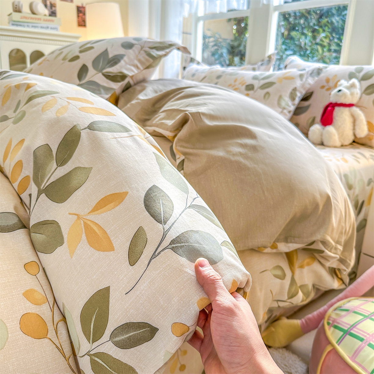 91家纺网 家纺一手货源 找家纺 帛织澜家纺 2026新款A类新疆全棉12868单品印花全棉纯棉被套系列（预留缩水，提供质检报告） 飘林