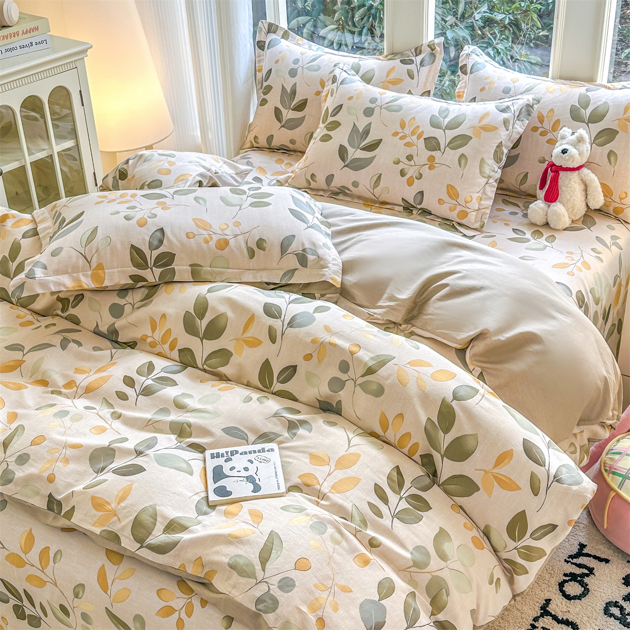 91家纺网 家纺一手货源 找家纺 帛织澜家纺 2026新款A类新疆全棉12868单品印花全棉纯棉被套系列（预留缩水，提供质检报告） 飘林