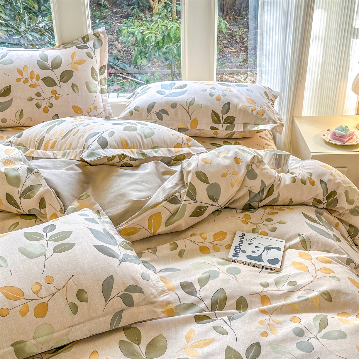 91家纺网 家纺一手货源 找家纺 帛织澜家纺 2026新款A类新疆全棉12868单品印花全棉纯棉被套系列（预留缩水，提供质检报告） 飘林