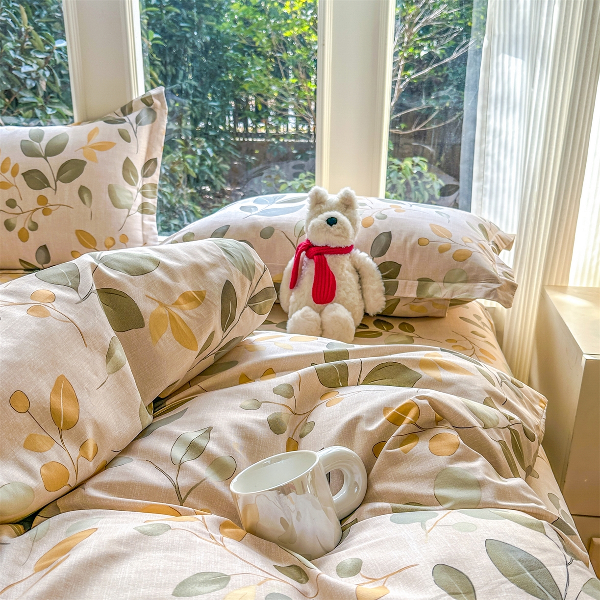 91家纺网 家纺一手货源 找家纺 帛织澜家纺 2026新款A类新疆全棉12868单品印花全棉纯棉被套系列（预留缩水，提供质检报告） 飘林