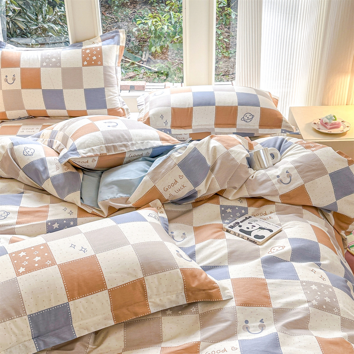 91家纺网 家纺一手货源 找家纺 帛织澜家纺 2026新款A类新疆全棉12868单品印花全棉纯棉被套系列（预留缩水，提供质检报告） 流浪星球