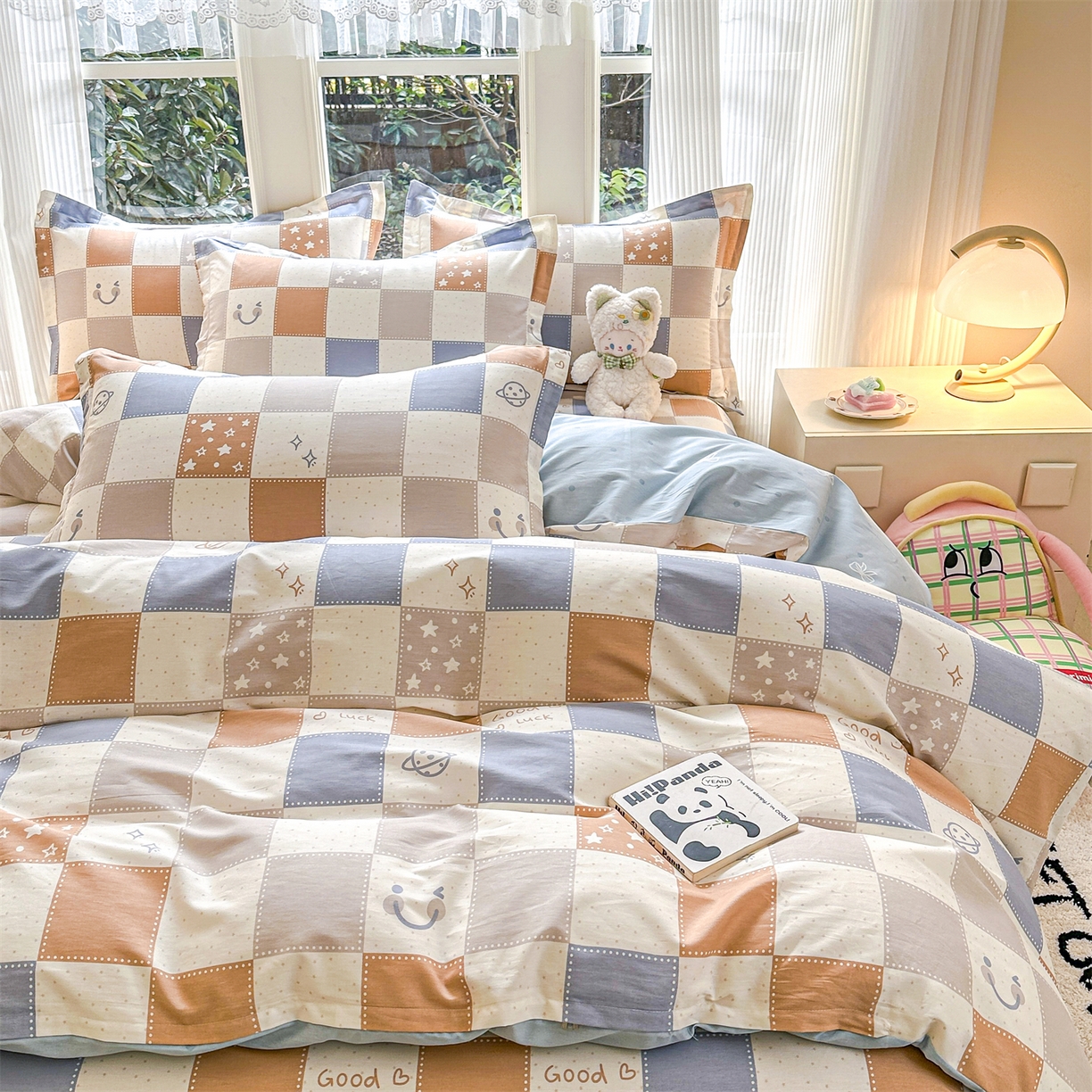 91家纺网 家纺一手货源 找家纺 帛织澜家纺 2026新款A类新疆全棉12868单品印花全棉纯棉被套系列（预留缩水，提供质检报告） 流浪星球