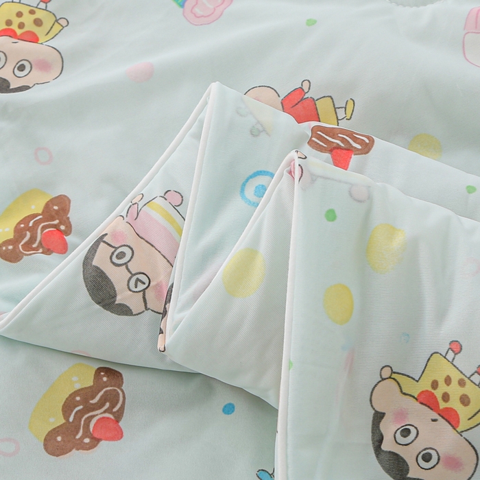 91家纺网 家纺一手货源 找家纺 亚龙工厂店 2026春夏新款网销直播爆款冰皮小凉被印花款夏被 蜡笔小新