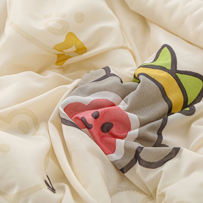 91家纺网 家纺一手货源 找家纺 亚龙工厂店 2026春夏新款网销直播爆款冰皮小凉被印花款夏被 瑞迪