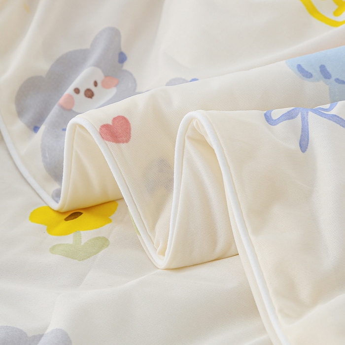 91家纺网 家纺一手货源 找家纺 亚龙工厂店 2026春夏新款网销直播爆款冰皮小凉被印花款夏被 尤克拉-米