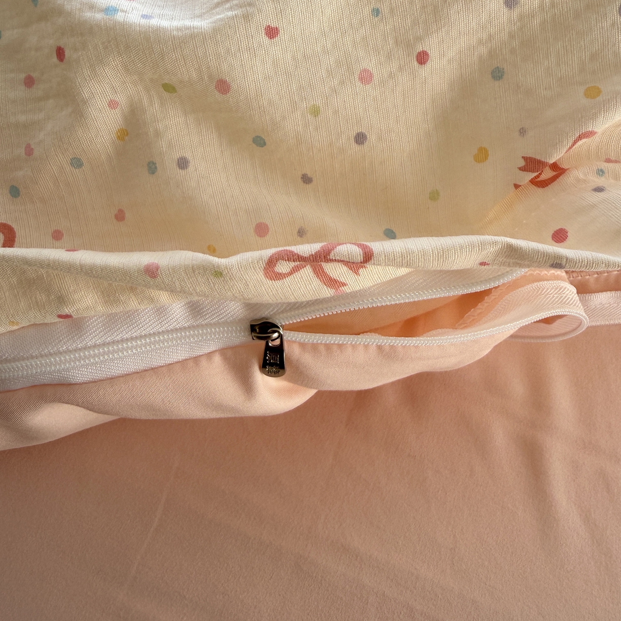 91家纺网 家纺一手货源 找家纺 原素 2026新春ins博主风双拼小碎花花卉水洗棉纱四件套 少女蝴蝶结