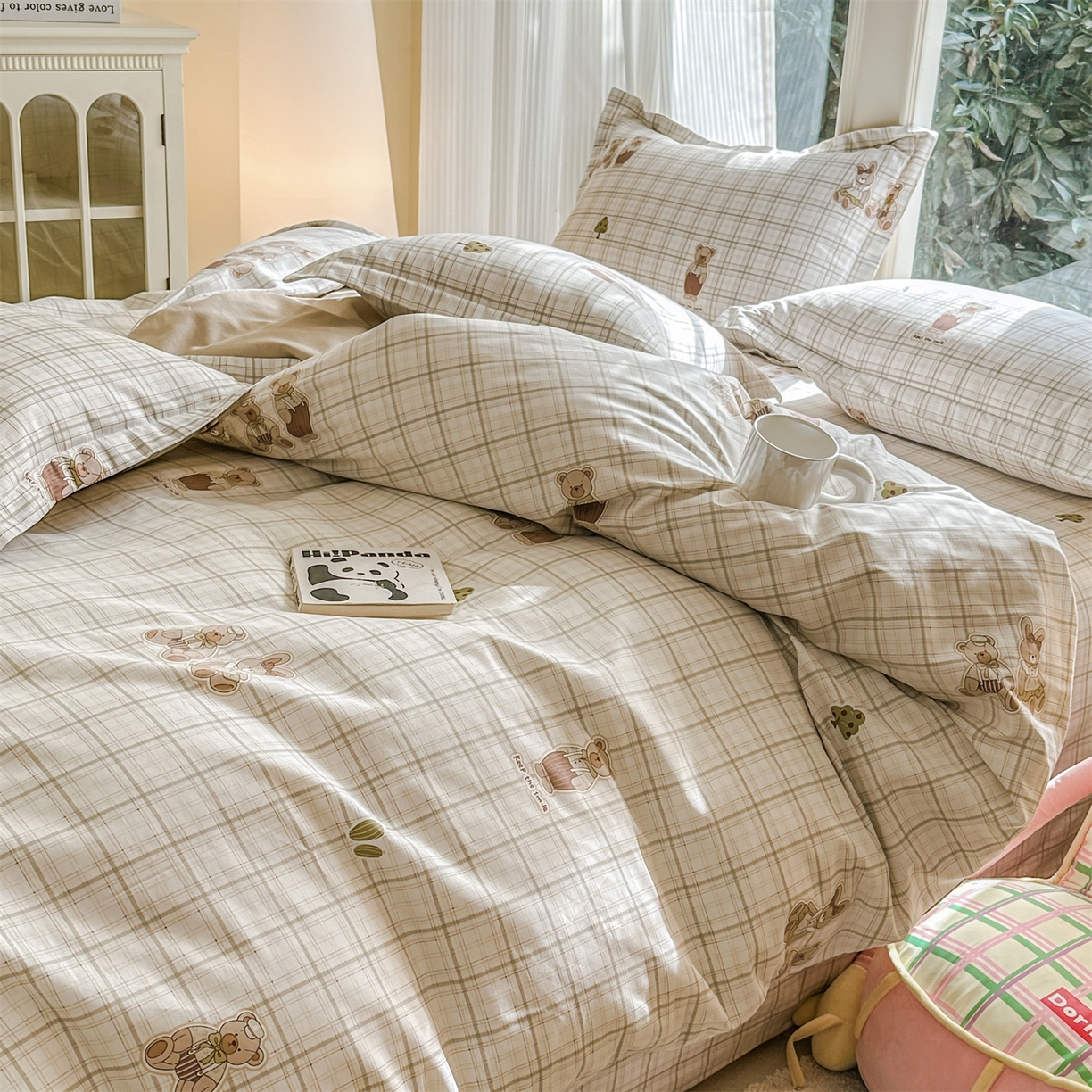 91家纺网 家纺一手货源 找家纺 帛织澜家纺 2026新款A类新疆全棉12868单品印花全棉纯棉被套系列（预留缩水，提供质检报告） 欢乐伙伴