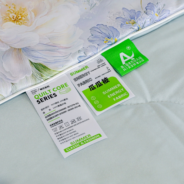 91家纺网 家纺一手货源 找家纺 亚龙工厂店 2026春夏新款直播网销爆款油光丝数码印花锦氨凉感被呱呱被夏被 晨露兰