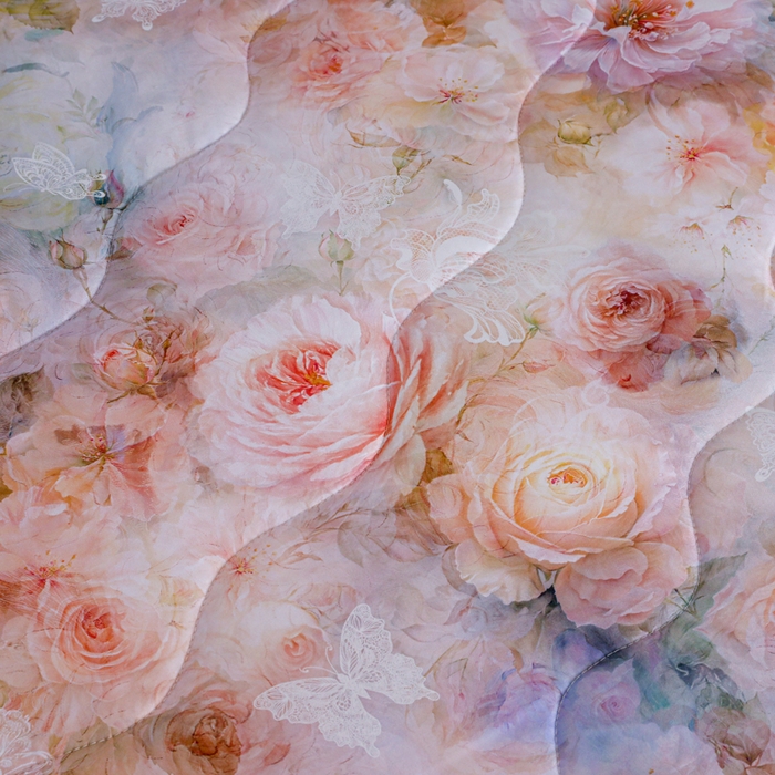 91家纺网 家纺一手货源 找家纺 亚龙工厂店 2026春夏新款直播网销爆款油光丝数码印花锦氨凉感被呱呱被夏被 月荷玉