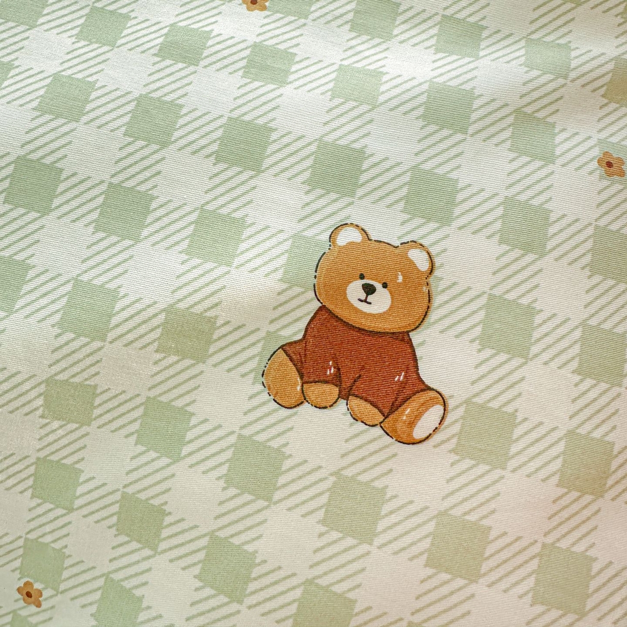 91家纺网 家纺一手货源 找家纺 恩泽家纺 2026新款13372ins全棉印花四件套单品系列-四件套 酷仔熊