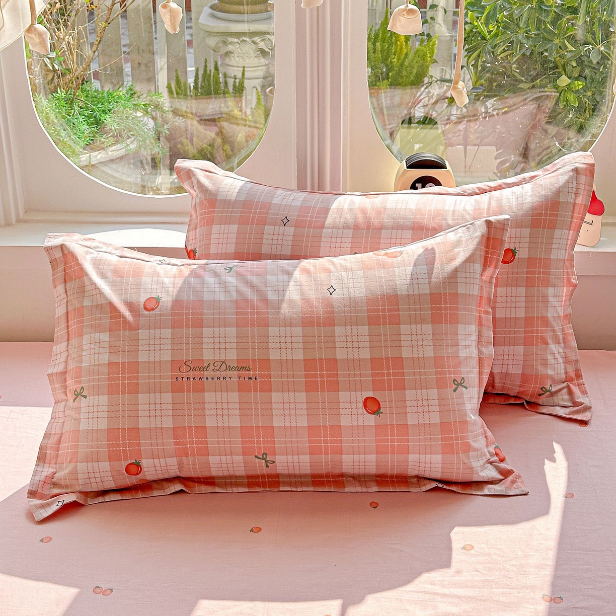 91家纺网 家纺一手货源 找家纺 恩泽家纺 2026新款13372ins全棉印花四件套单品系列-四件套 早安