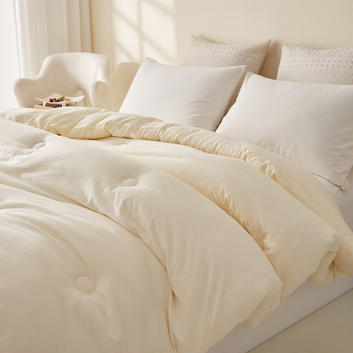 91家纺网 家纺一手货源 找家纺 （总）蓝冰家纺 2026新款木棉提花新疆棉花冬被春秋被被子被芯