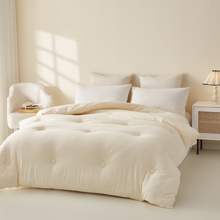 91家纺网 家纺一手货源 找家纺 （总）蓝冰家纺 2026新款木棉提花新疆棉花冬被春秋被被子被芯