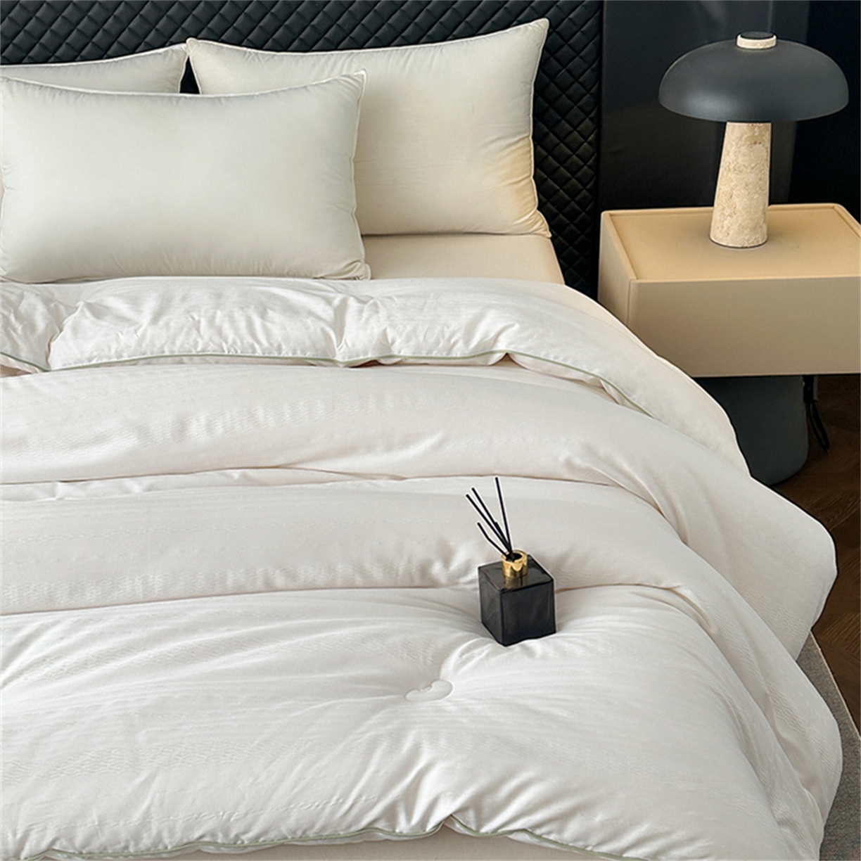 91家纺网 家纺一手货源 找家纺 （总）林希 2026新款A类纯棉提花大豆被春秋被学生被双人冬被