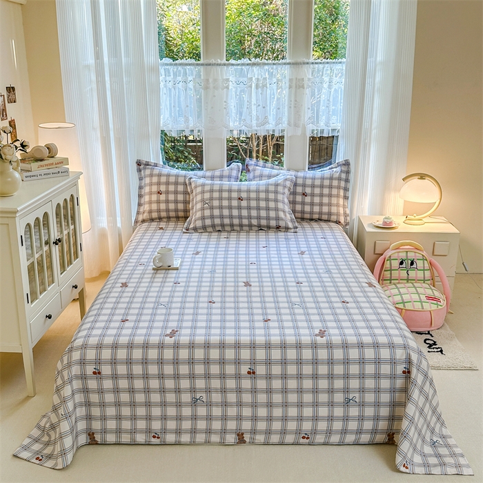 91家纺网 家纺一手货源 找家纺 （总）帛织澜家纺 2026新款A类新疆全棉纯棉12868单品印花床单系列（预留缩水，提供质检报告）